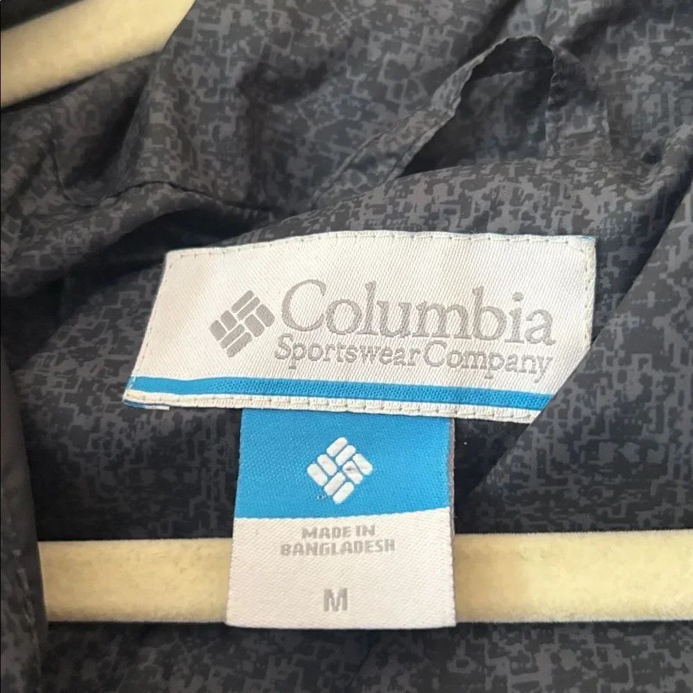Hardly Worn! Columbia Down Gray Puffer Jacket Detachable Faux Fur Hood Size Med - Picture 3 of 14